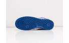 Кроссовки Louis Vuitton x Off-White х Nike Air Force 1 Low цвет: Синий