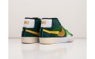 Кроссовки Nike SB Zoom Blazer Mid цвет: Зеленый