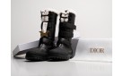 Зимние Ботинки Dior D Venture Leather цвет: Черный