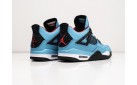 Кроссовки Travis Scott x Nike Air Jordan 4 цвет: Голубой