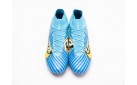 Футбольная обувь Nike Air Zoom Mercurial Superfly IX Elite FG цвет: Голубой